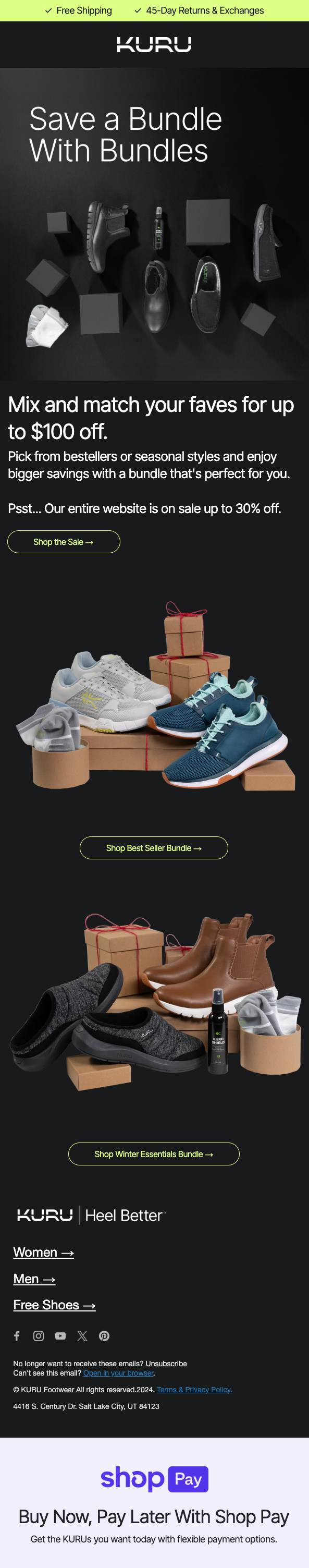 Kuru cyber monday email