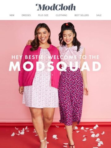 Email Inspiration from ModCloth - Email Love