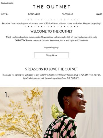 Email Inspiration from THE OUTNET - Email Love