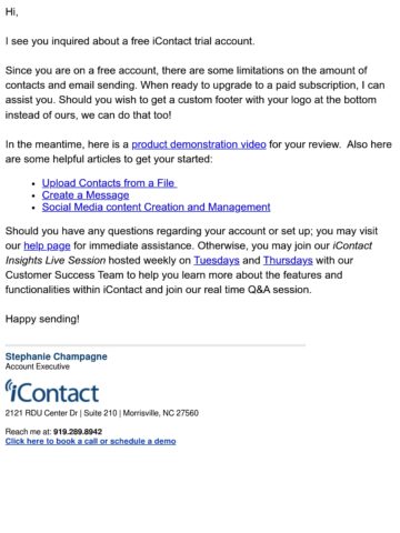 Email Inspiration from Stephanie Champagne - Email Love