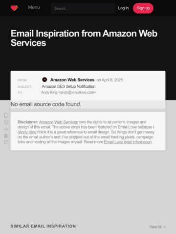 Amazon Web Services Emails and Newsletters