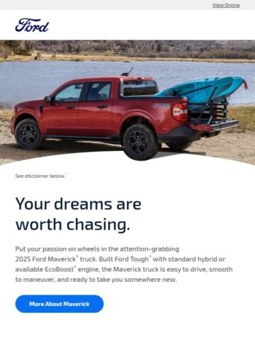 Email Inspiration from Ford Motor Company - Email Love