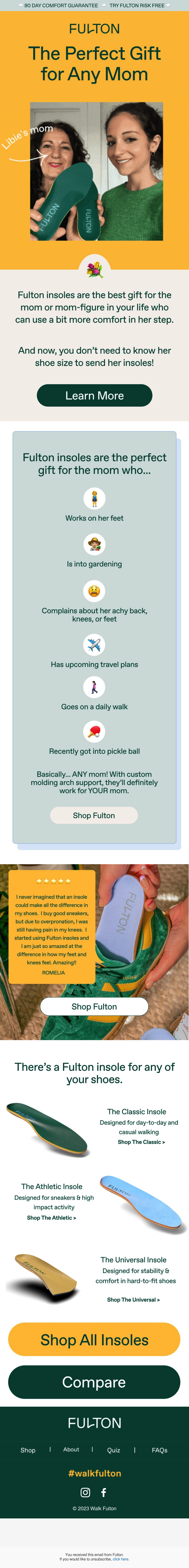 Fulton mother's day email