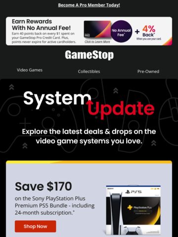 Email Inspiration from GameStop - Email Love