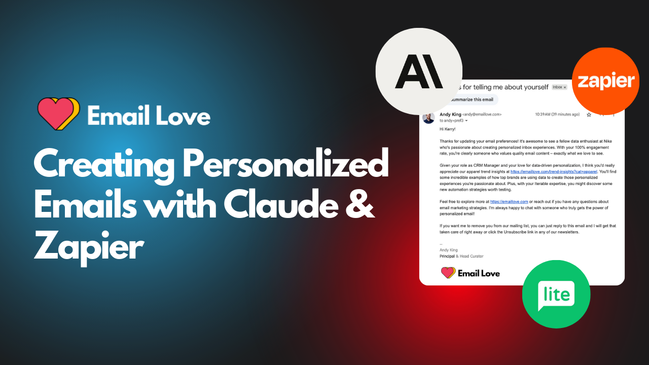 How to Create Personalized Thank You Emails Using AI: A Zapier + Claude ...