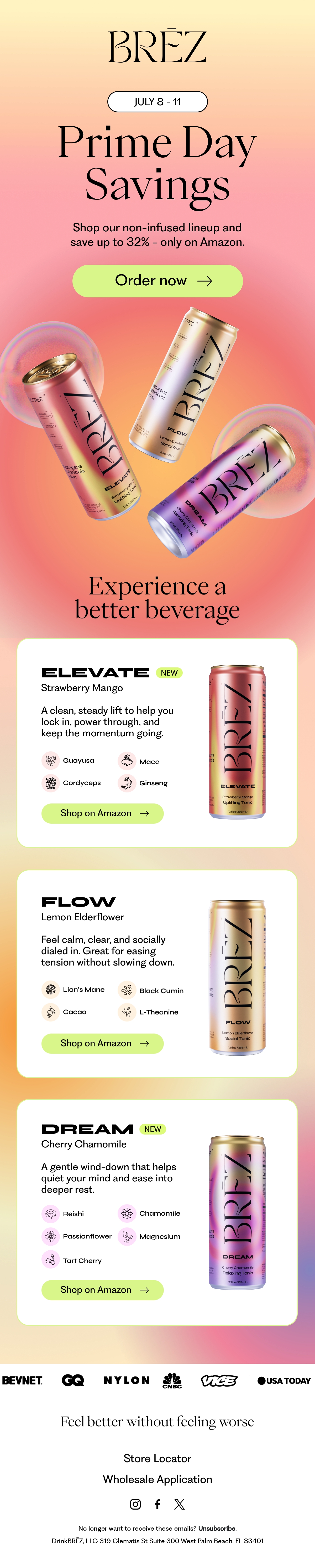 Corbin from BRĒZ icons email