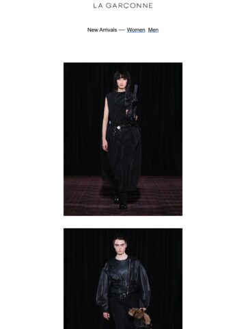 Email Inspiration from La Gar??onne - Email Love