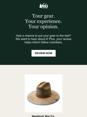 Email Inspiration from REI Co-op - Email Love
