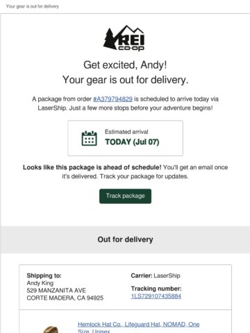 Email Inspiration from REI Co-op - Email Love
