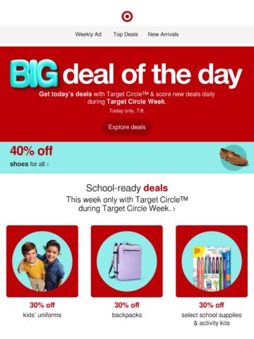 Email Inspiration from Target - Email Love