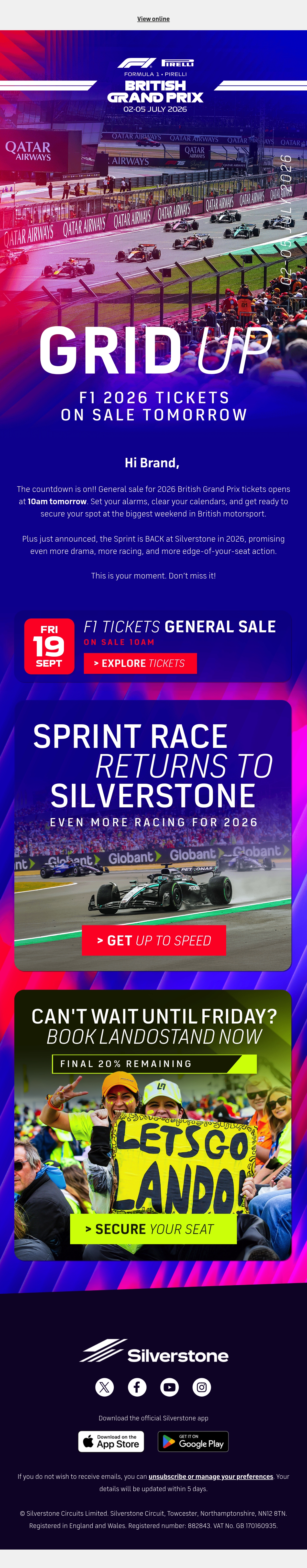 Silverstone animated gifs email