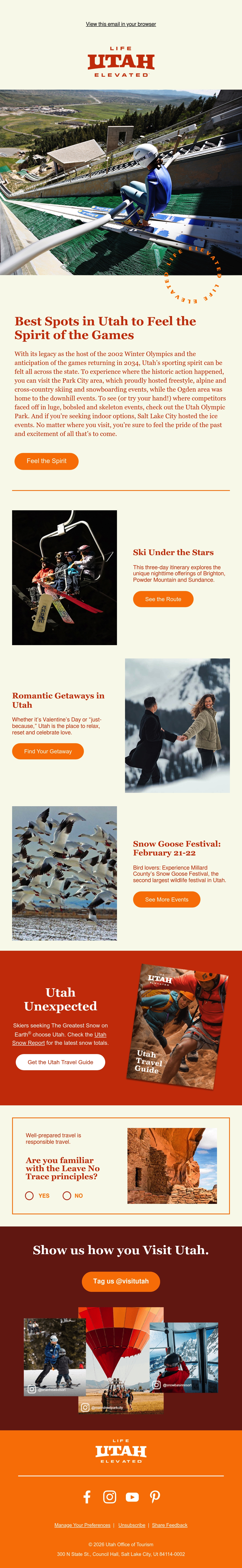 Visit Utah photography email