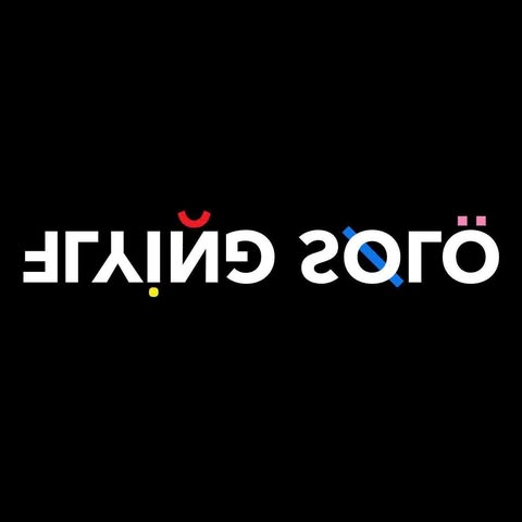 Flying logo