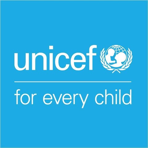Voices for children: UNICEF logo