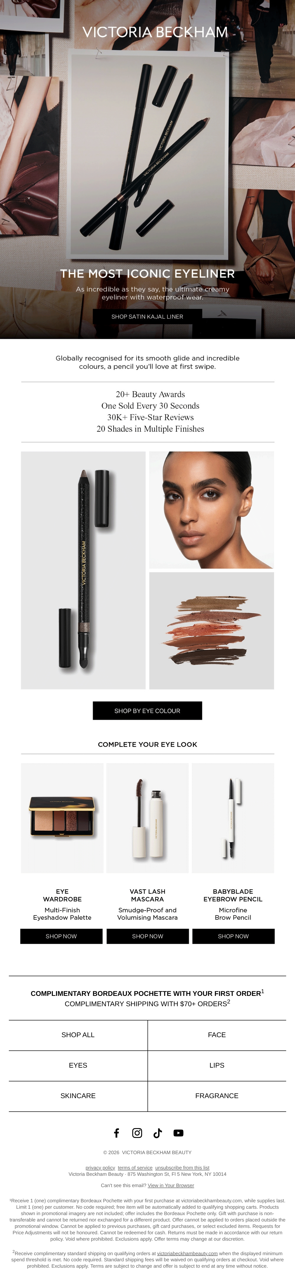Email Inspiration from Victoria Beckham Beauty - Email Love